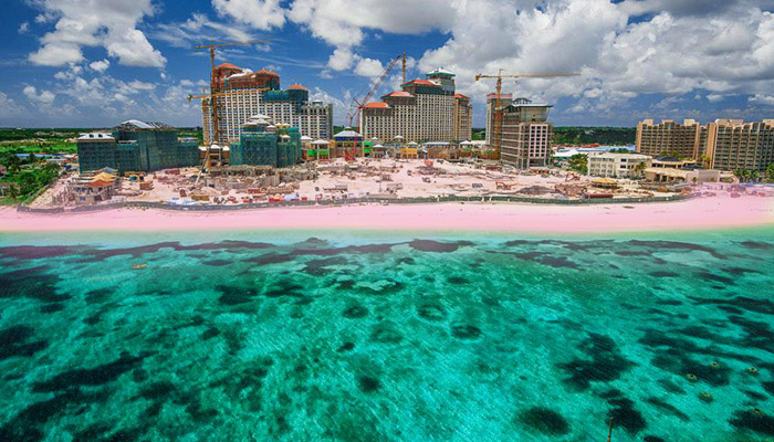 中国最大建筑商泥足深陷巴哈马粉色沙滩