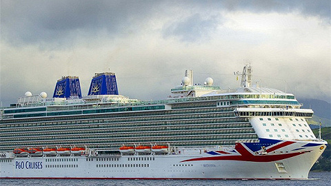 由英国女王命名的史上最大邮轮 正进行它的不列颠群岛处女航