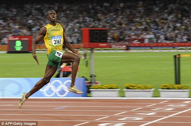 博尔特2008年北京奥运会夺得男子100米短跑冠军(图片来源:网络)