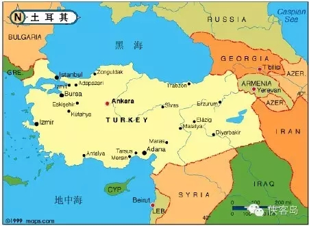 土耳其在地理位置上就扼住了的黑海向地中海的通道,让