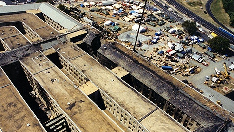 【图集】FBI公布新一批五角大楼9·11遇袭现场惨状照片