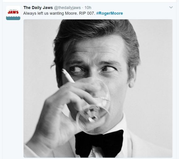 罗杰摩尔逝世最经典的007离开了