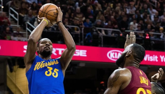 再次相逢老对手詹姆斯 这一次杜兰特不想当“老二”了