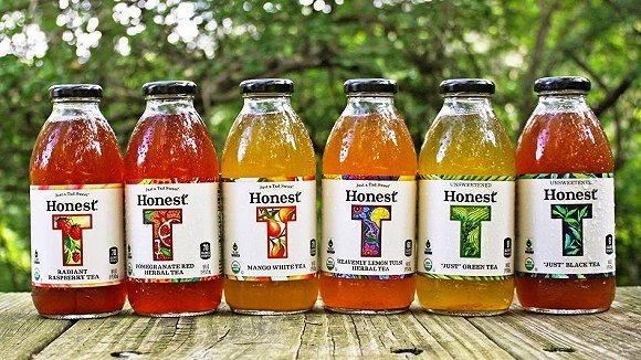 实现增长的,比如茶饮料品牌honest tea和果汁品牌simply juice