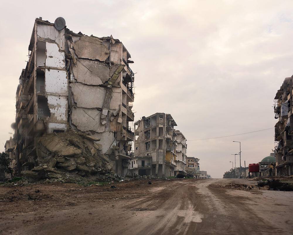 战后叙利亚:人去楼空的废墟