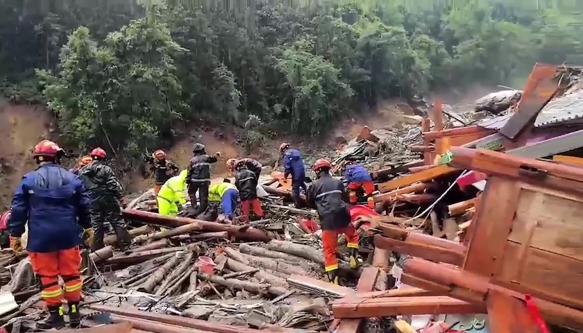 广西龙胜山洪已有4人遇难，本轮降雨系统逐步减弱|界面新闻 · 中国