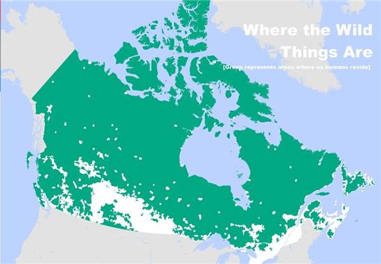 6张奇趣加拿大地图,为你解读加拿大的六大真