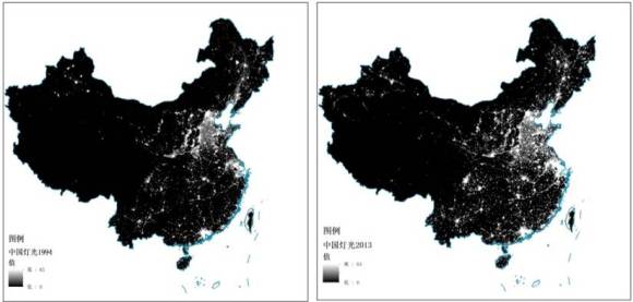卫星遥感技术新应用——从夜间遥感灯光影像看中国城市扩张
