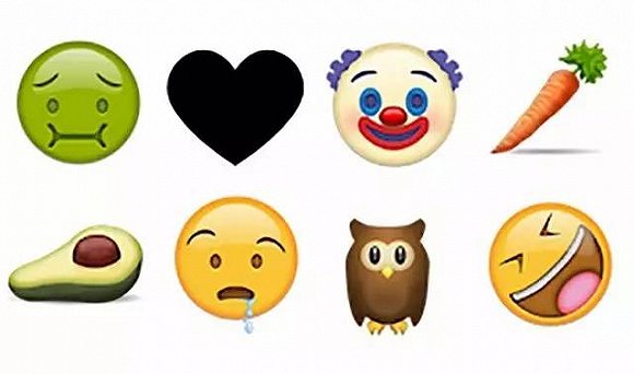 这篇推送讨论的表情符号指的是 emoji,也就是以苹果 ios 系统自带