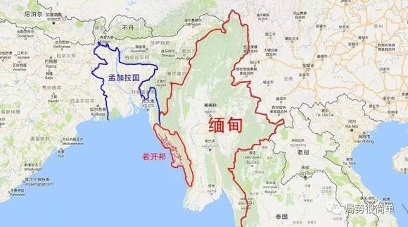 若开人口_若开军地图