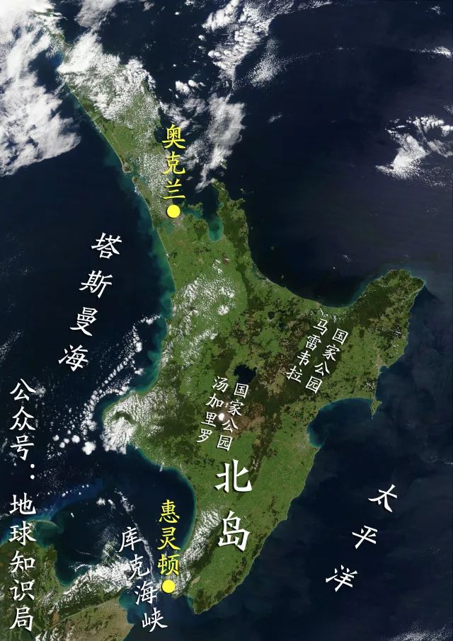 新西兰地图_新西兰人口分布