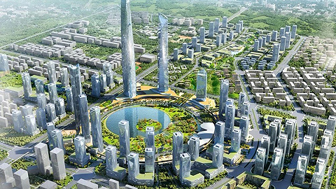 绿地将建西高新城市客厅，定位丝路国际金融核心区