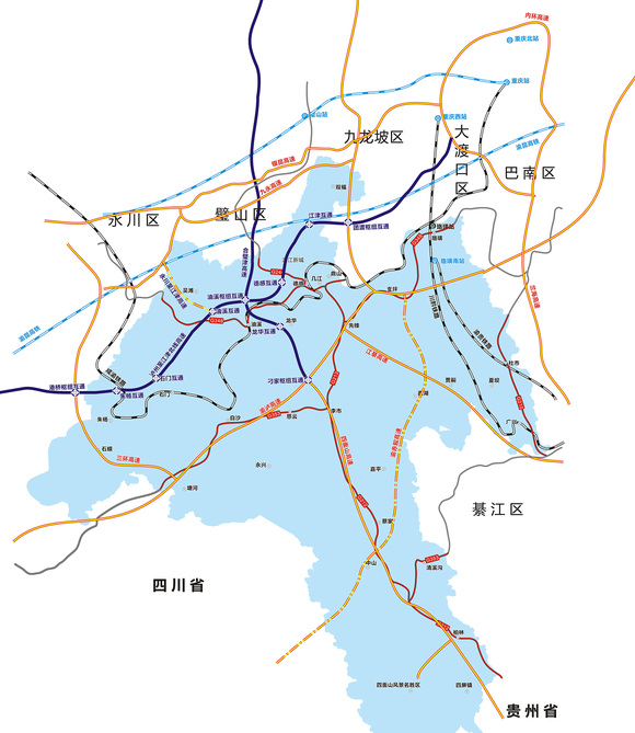 川渝再添交通"大动脉":江津至泸州北线高速公路开工