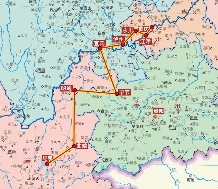 渝昆高铁重庆至宜宾段12月21日开工,江津永川设站