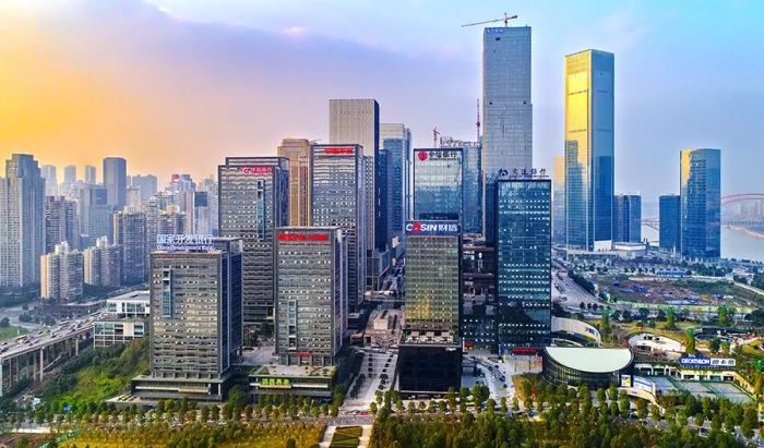 江北嘴作为中西部地区唯一的国家级战略金融中心,是重庆建设内陆国际