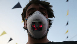 电子口罩将识别面部表情，雾霾天也能带着表情出门了