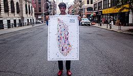 一张画了两年的地图 让你秒懂纽约曼哈顿