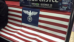 亚马逊真是疯了 竟把“纳粹”旗帜刷上了纽约地铁