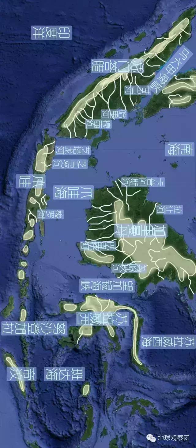 马来群岛的河流图片