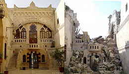 这些叙利亚建筑的前后对比 让我们看到战争如何伤害了这个国家