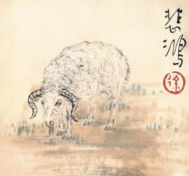 徐悲鸿三个版本的十二生肖，不同的心绪画出不同味道| 界面· 财经号