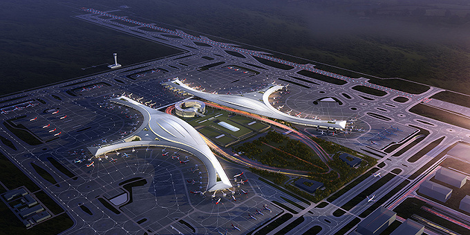 【图集】成都天府国际机场内部设计亮相， 预计2020年投用