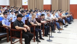 在洞庭湖区下塞湖非法修建矮围，夏顺安等11人涉黑受审