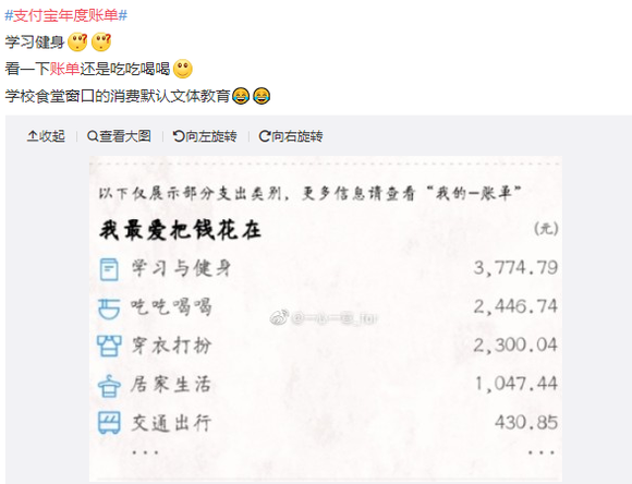 支付宝年度账单2019