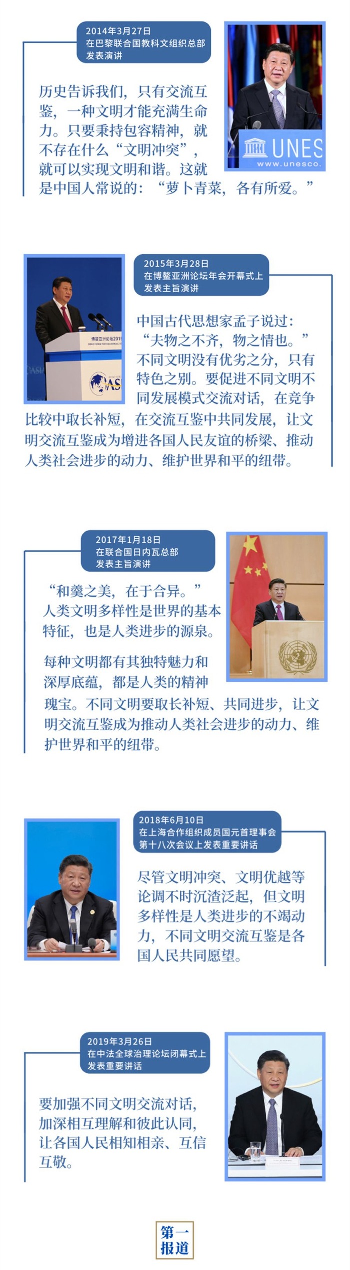 第一报道 习主席的这些重要论述 为应对全球挑战注入文明力量 界面新闻