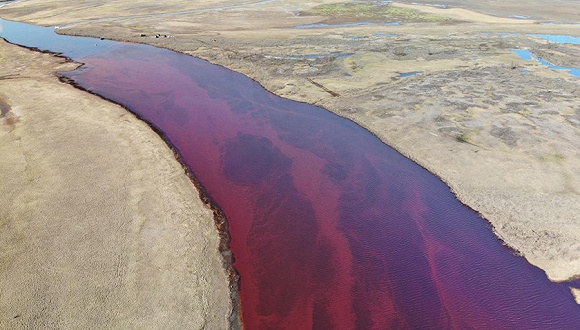 “血河”再现普京怒斥首富，北极圈大漏油危机四伏