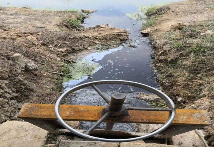 部分入河溝渠汙染十分嚴重,水質黑臭