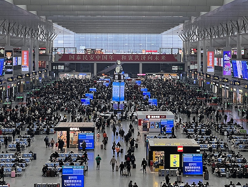 铁路上海站公布2022年春运方案，全站预计发送旅客910万人