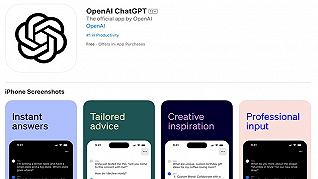 ChatGPT推出官方iOS App，上架App Store，沖上排行榜第二位