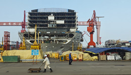 第二艘国产大型邮轮预计明年1月完成全船结构建设