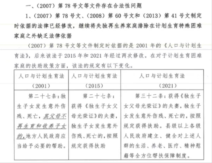 全国人大法工委审查失独扶助政策，再生养家庭有望纳入支持