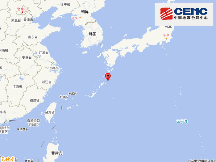 琉球群岛发生5.6级地震，震源深度10千米|界面新闻 · 快讯