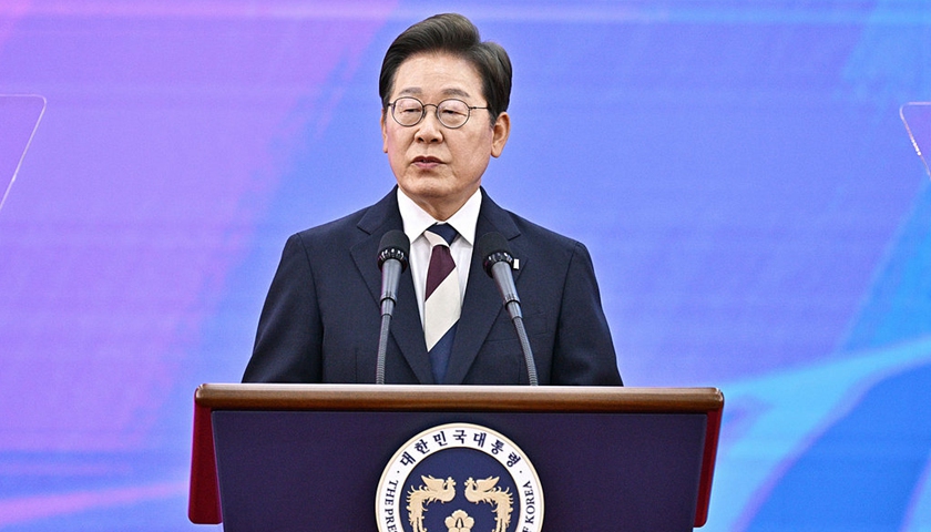 准备搬回青瓦台、承认韩国面临多重危机，李在明宣誓就职