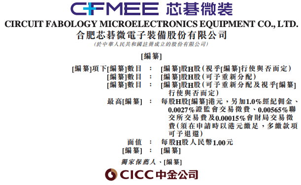 芯碁微装在港交所提交上市申请|界面新闻 · 快讯