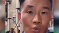 “嘎子哥”穿警服直播带货被行拘