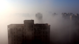 京津冀遭遇今年秋冬季首次PM2.5污染过程，河北中南部多城市出现重污染