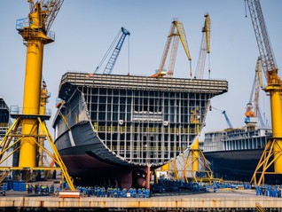 韩国两大造船巨头合并