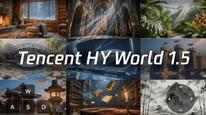 腾讯混元世界模型1.5发布，只需图文就能创建专属互动世界