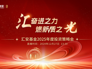 “汇奋进之力 燃新质之光”——汇安基金2025年度投资策略会
