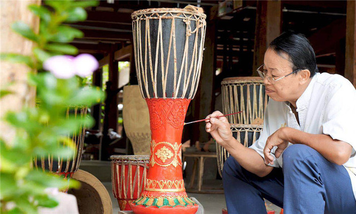 "万科杯·傣族象脚鼓舞"大赛 鼓舞世界