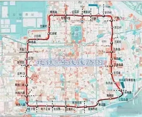 西安地鐵8號線,14號線,2號線二期,1號線三期年內開工