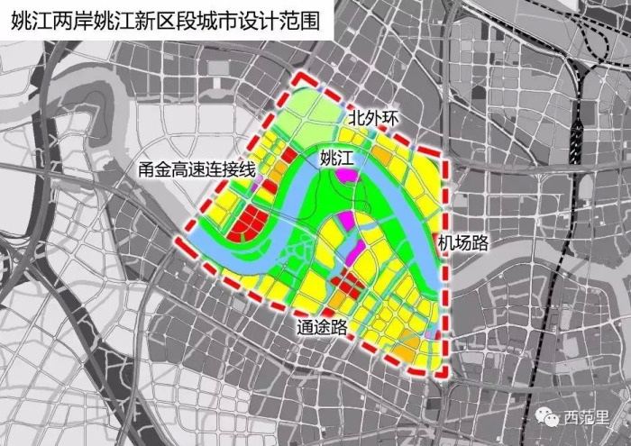 姚江新城规划图 江北图片