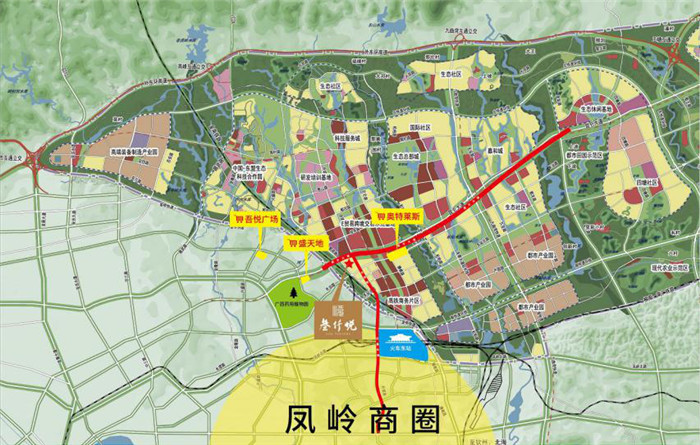 兴宁南部新城规划全景图片