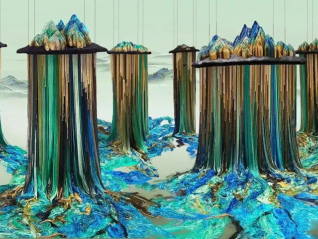 驻留艺术家对话 | 蒋昀格：用丝线演绎青绿山水的青年艺术家