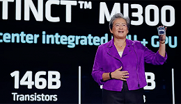 豪塞1460亿晶体管，训练算力涨8倍，AMD最新AI芯片表现如何？