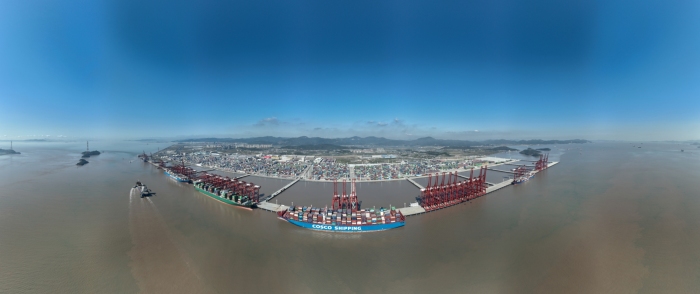 宁波舟山港第二个“千万箱级”集装箱泊位群全面建成